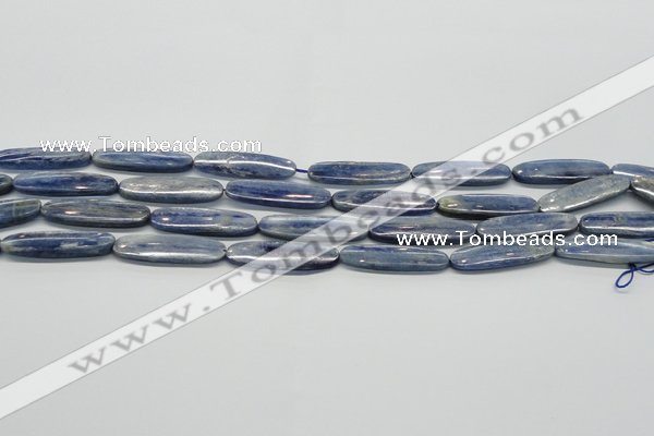 CKC94 15.5 inches 10*35mm oval natural kyanite gemstone beads