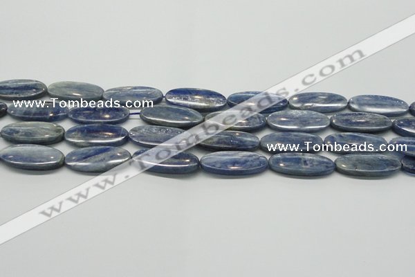 CKC95 15.5 inches 13*30mm oval natural kyanite gemstone beads