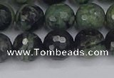 CKJ313 15.5 inches 10mm faceted round kambaba jasper beads