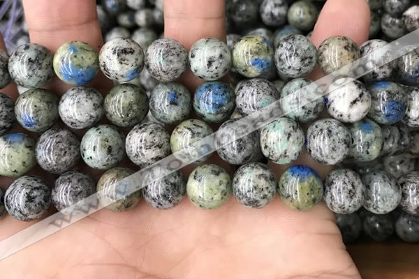 CKJ409 15.5 inches 10mm round k2 jasper beads wholesale