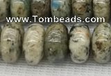 CKJ439 15.5 inches 5*10mm - 6*10mm rondelle natural k2 jasper beads