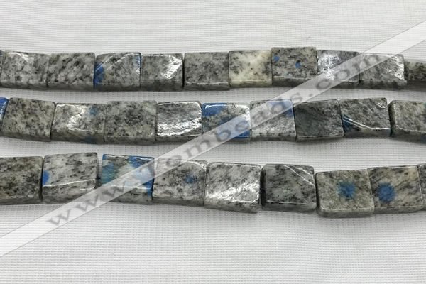 CKJ451 15.5 inches 12*14mm - 14*16mm rectangle natural k2 jasper beads