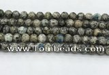 CKJ459 15.5 inches 8mm round natural k2 jasper beads wholesale