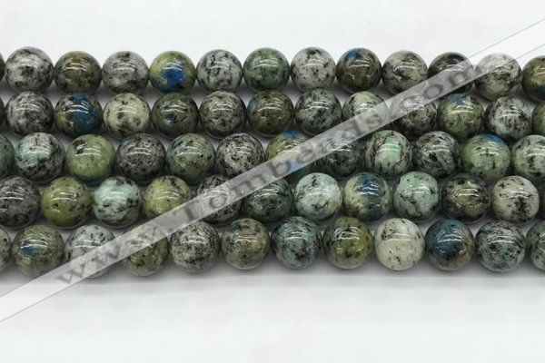 CKJ465 15.5 inches 10mm round natural k2 jasper beads wholesale