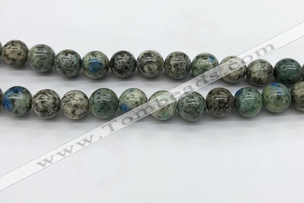 CKJ477 15.5 inches 12mm round natural k2 jasper beads wholesale