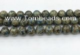 CKJ478 15.5 inches 14mm round natural k2 jasper beads wholesale