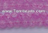 CKQ301 15.5 inches 6mm round dyed crackle quartz beads wholesale