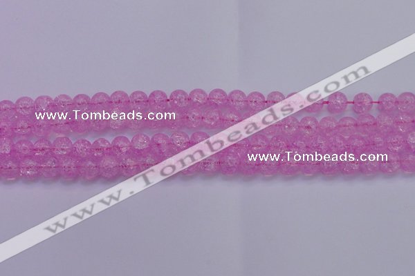 CKQ303 15.5 inches 10mm round dyed crackle quartz beads wholesale