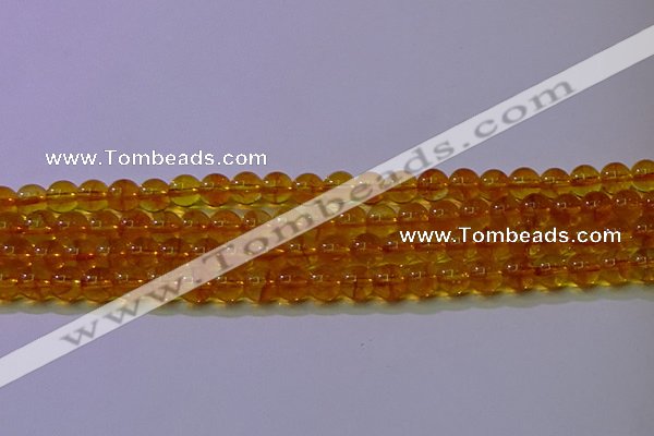 CKQ380 15.5 inches 4mm round dyed crackle quartz beads wholesale