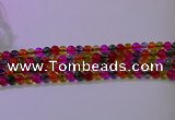 CKQ391 15.5 inches 6mm round dyed crackle quartz beads