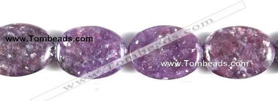 CKU03 15 inches 13*18mm oval purple kunzite beads Wholesale