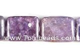 CKU10 15 inches 13*18mm rectangle purple kunzite beads wholesale