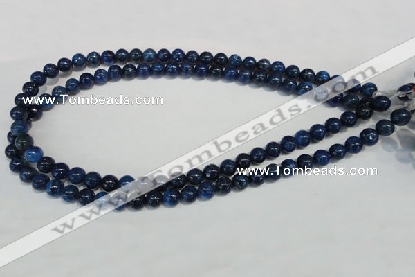 CKU102 15.5 inches 8mm round dyed kunzite beads wholesale