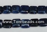 CKU116 15.5 inches 10*10mm square dyed kunzite beads wholesale