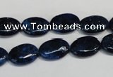 CKU131 15.5 inches 10*14mm oval dyed kunzite beads wholesale