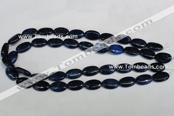 CKU132 15.5 inches 12*20mm oval dyed kunzite beads wholesale