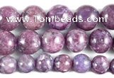 CKU16 15 inches 8mm,10mm & 12mm round purple kunzite beads