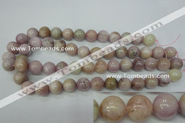 CKU207 15.5 inches 14mm round pink kunzite beads wholesale