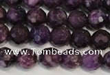 CKU23 15.5 inches 10mm faceted round purple kunzite beads wholesale