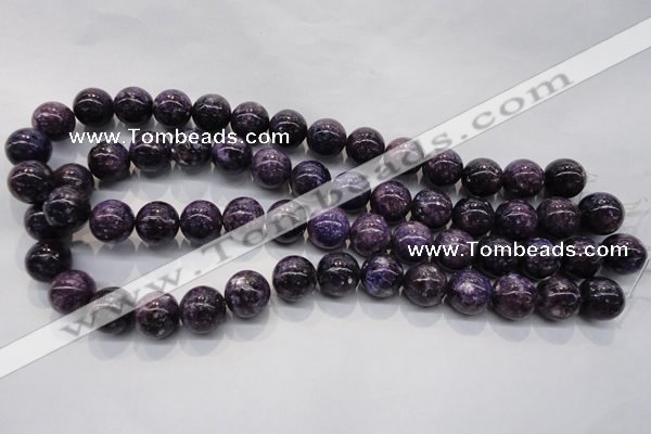 CKU30 15.5 inches 14mm round purple kunzite beads wholesale