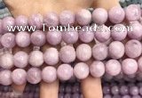 CKU323 15.5 inches 12mm round natural pink kunzite beads