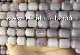 CKU332 15.5 inches 10*12mm tube kunzite gemstone beads