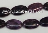 CKU40 15.5 inches 12*20mm oval purple kunzite beads wholesale