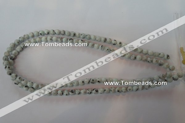 CKW01 15.5 inches 6mm round kiwi jasper gemstone beads