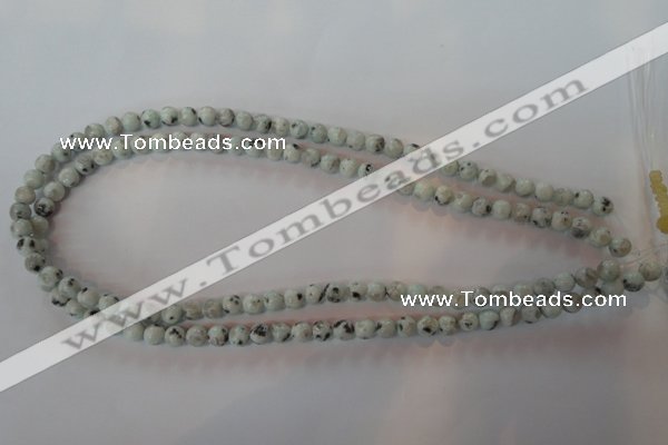 CKW02 15.5 inches 8mm round kiwi jasper gemstone beads