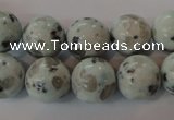 CKW04 15.5 inches 12mm round kiwi jasper gemstone beads