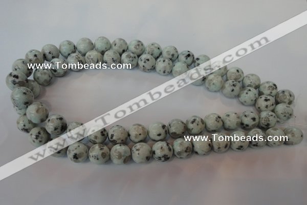 CKW04 15.5 inches 12mm round kiwi jasper gemstone beads