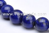 CLA10 Round deep blue dyed lapis lazuli 8mm beads wholesale