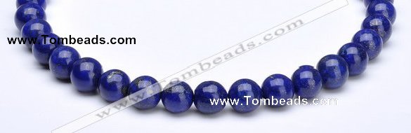 CLA10 Round deep blue dyed lapis lazuli 8mm beads wholesale