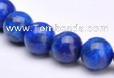 CLA25 12mm round blue dyed lapis lazuli gemstone beads Wholesale