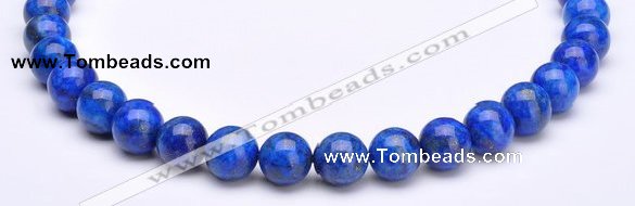 CLA25 12mm round blue dyed lapis lazuli gemstone beads Wholesale