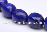 CLA42 10*10*15mm egg-shaped deep blue dyed lapis lazuli beads