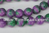 CLA491 15.5 inches 10mm round synthetic lapis lazuli beads