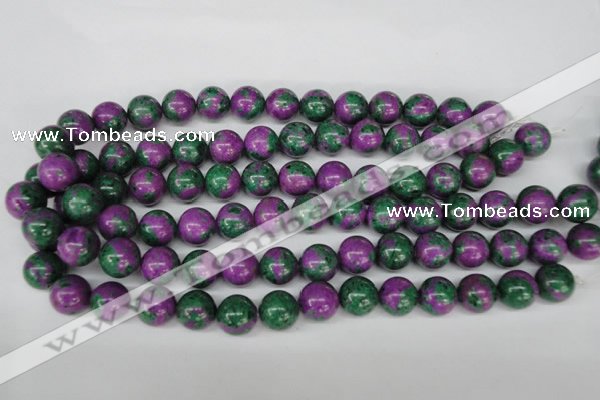 CLA493 15.5 inches 14mm round synthetic lapis lazuli beads