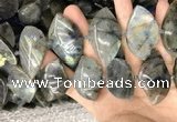 CLB1005 15.5 inches 18*35mm - 25*45mm marquise labradorite beads