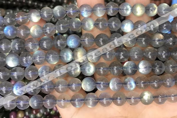 CLB1063 15.5 inches 8mm round natural labradorite gemstone beads