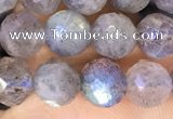 CLB1072 15.5 inches 6mm faceted round labradorite beads