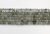 CLB1075 15.5 inches 6mm faceted round labradorite beads