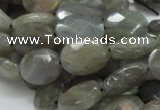 CLB11 16 inches 12*16mm faceted oval labradorite gemstone beads