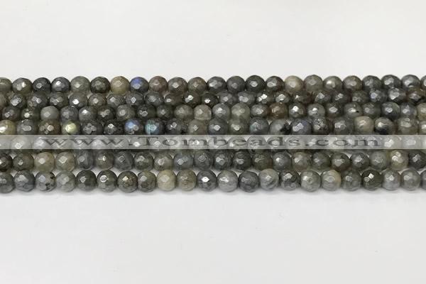 CLB1125 15 inches 6mm faceted round AB-color labradorite beads