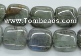 CLB116 15.5 inches 16*16mm square labradorite gemstone beads wholesale