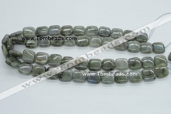 CLB116 15.5 inches 16*16mm square labradorite gemstone beads wholesale