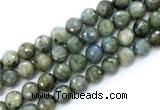 CLB1234 15.5 inches 12mm faceted round labradorite gemstone beads