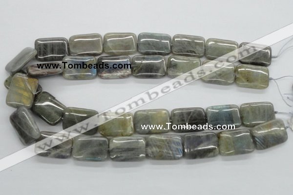 CLB124 15.5 inches 18*25mm rectangle labradorite gemstone beads wholesale