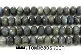 CLB1287 15.5 inches 13*18mm faceted rondelle labradorite beads