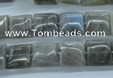 CLB132 15.5 inches 12*12mm square labradorite gemstone beads